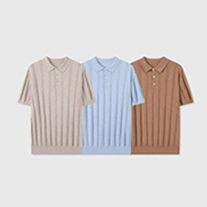 loro piana mayreau cotton linen textured short sleeve polo shirt